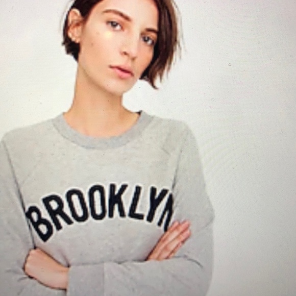 J Crew Tops - J CREW BROOKLYN Sweatshirt - NWT